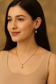 Sparkling Sphere Pendant Set for women - Rivyah